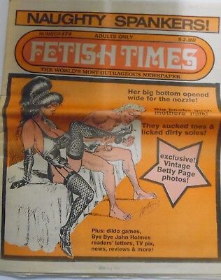 Fetish Times Newspaper Vintage Betty Page Photos! #174 1988 052118lm-ep2