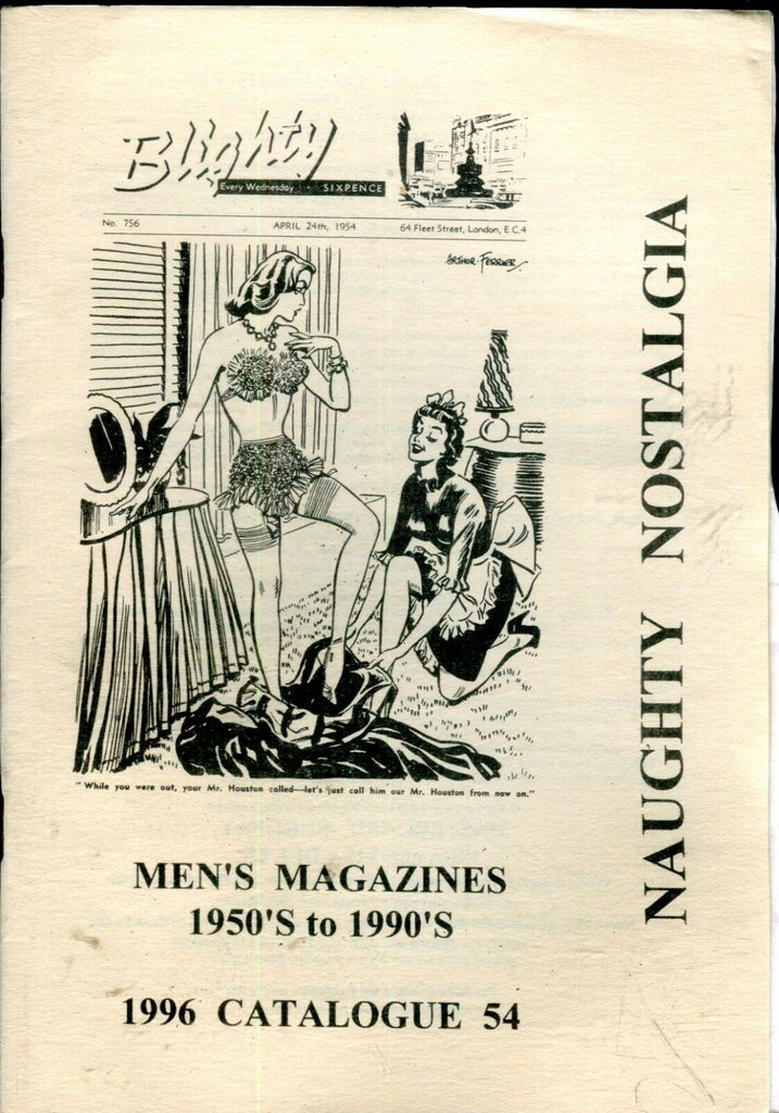 Naughty Nostalgia Catalogue #54 Men's Magazines 1950-1990 1996 120418lm-ep