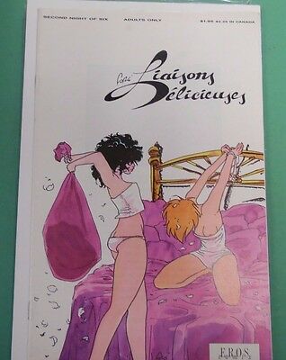 Liaison Delicieuses Adult Comic #2 December 1990 by Eros Comix 081213lm-epa