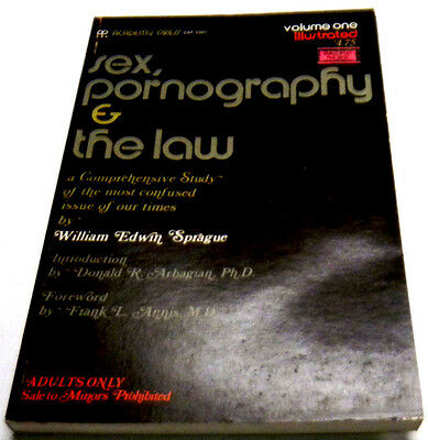 Sex, Pornography & The Law Adult Book Vol.1 Illustrated Vg 092513lm-ep