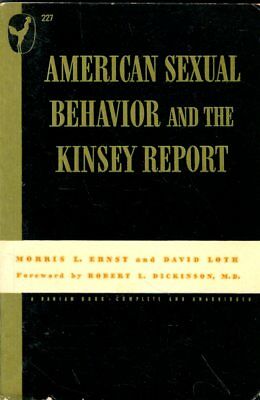 American Sexual Behavior And The Kingsley Report Novel 1948 042314lm-epa2