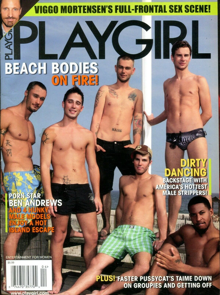 Playgirl Magazine Beach Bodies On Fire! April 2008 090719lm-ep