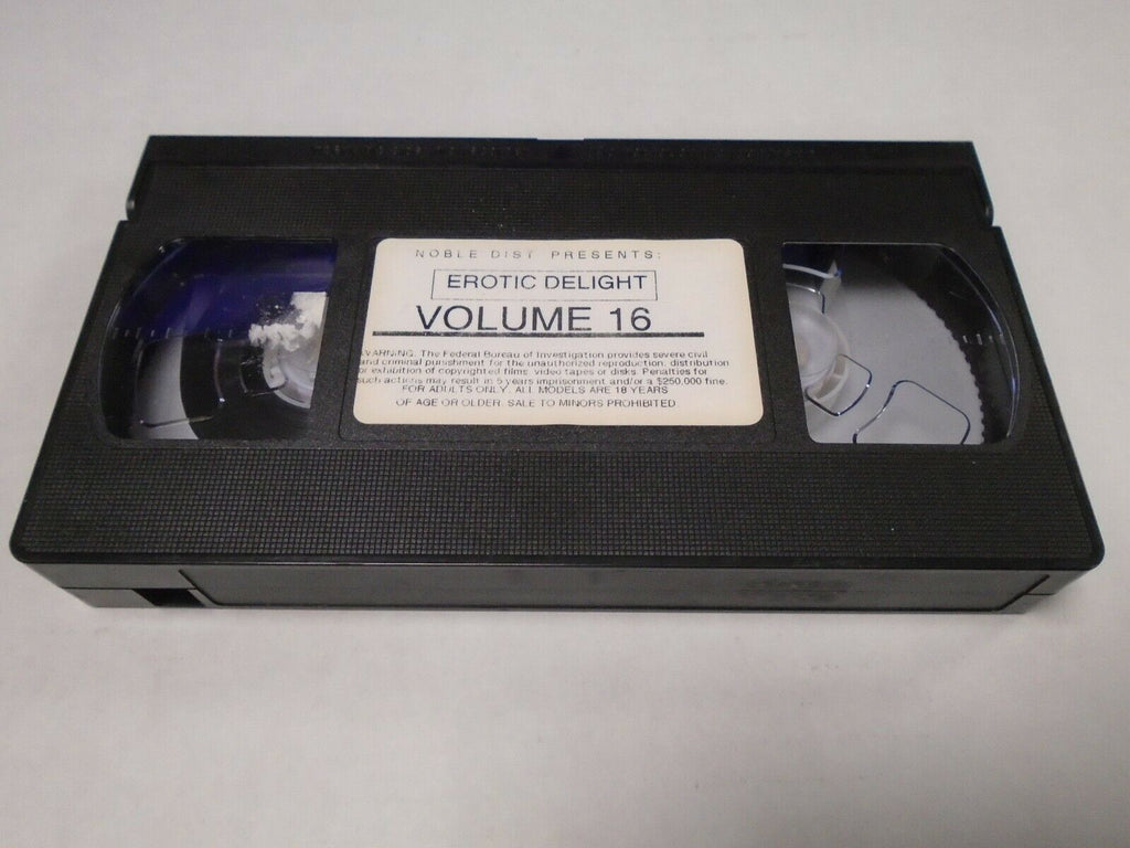 Erotic Delight Vol 16 Noble Dist Adult VHS 040219AMP