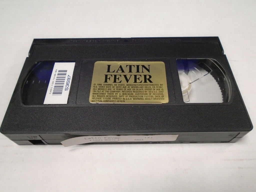 Latin Fever Louis Sherry 1995 Adult VHS 032819AMP