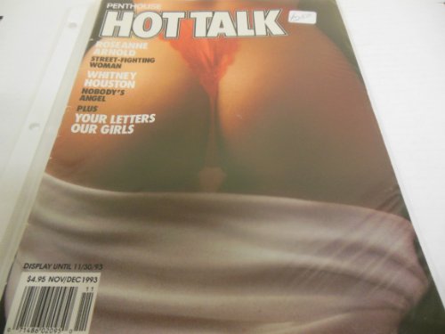 Penthouse Hot Talk Men's Magazine "Roseanne Arnold" "Whitney Houston" Nov/dec 1993