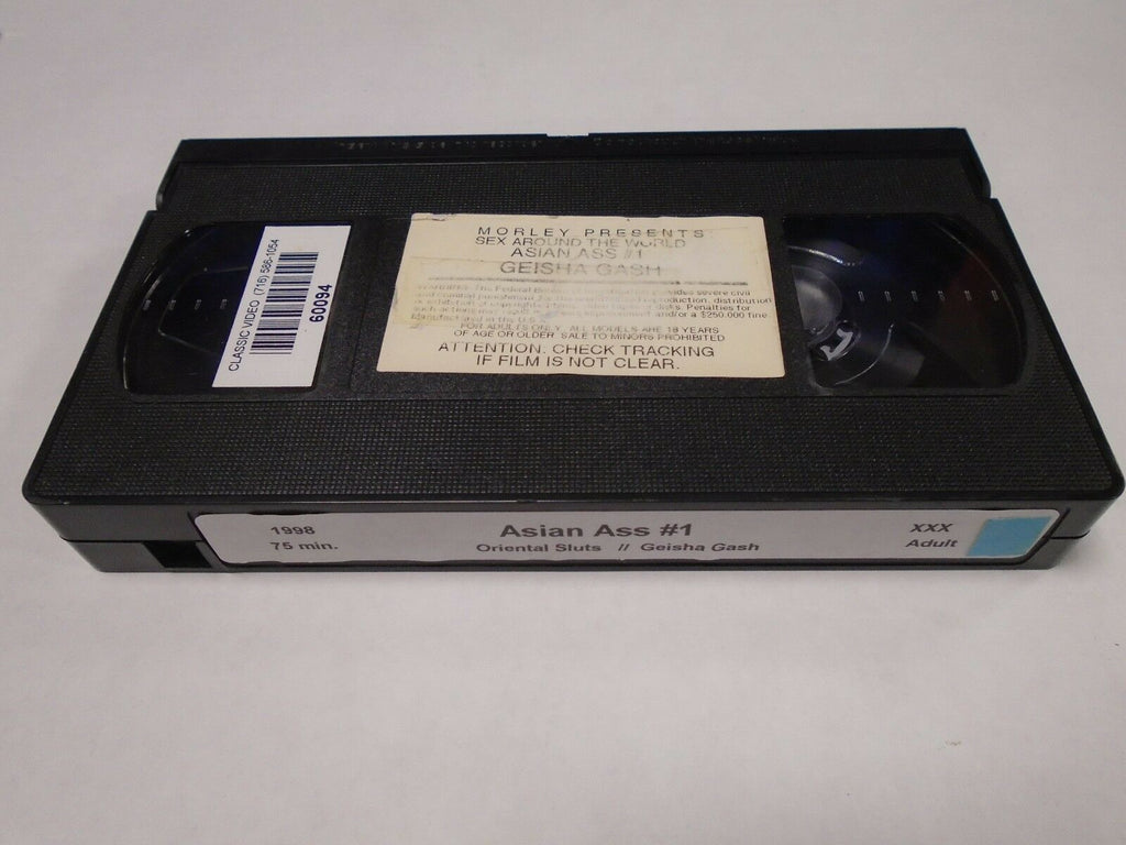 Asian Ass #1 Oriental Sluts Geisha Gash 1998 75mins Adult VHS 012419AMP