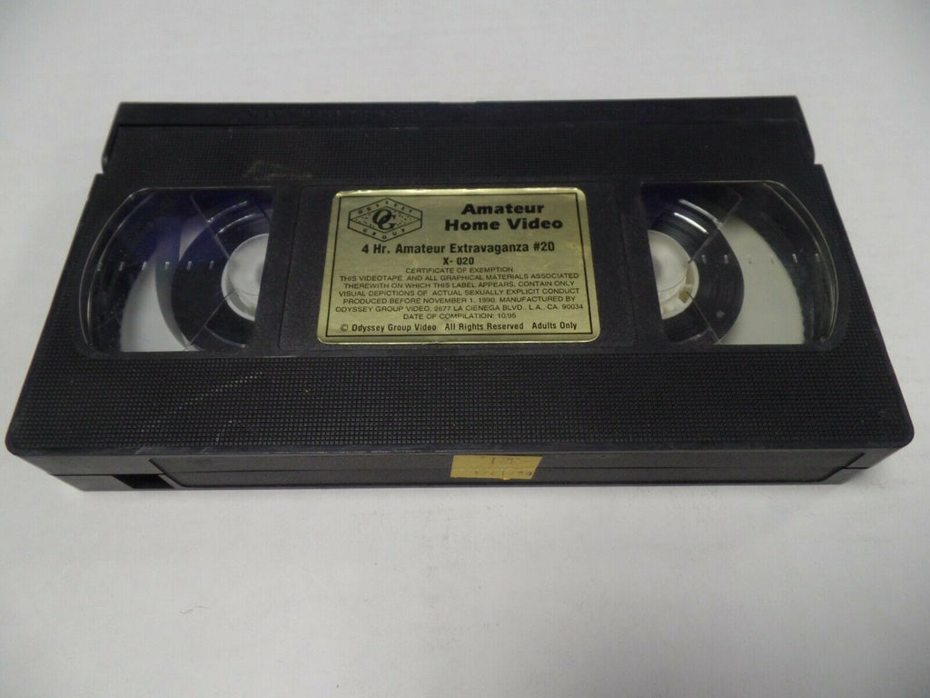4 Hour Amateur Extravaganza #20 Odyssey Group Adult VHS 052219AMP