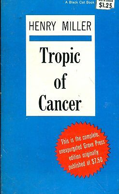 Tropic Of Cancer Adult Novel by Henry Miller 1961 030318lm-ep