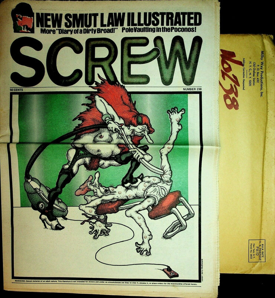 Screw Newspaper New Smut Law Illustrated #238 September 24, 1973 062420lm-ep