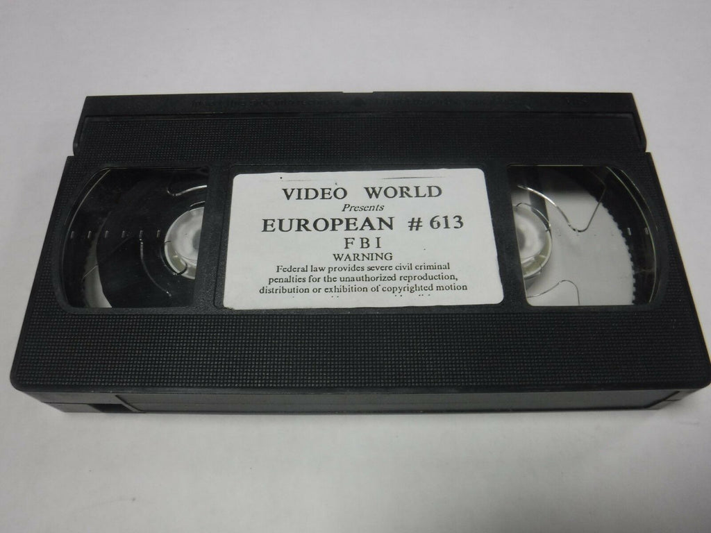 European Video #613 XXX Adult VHS 010219AMP3