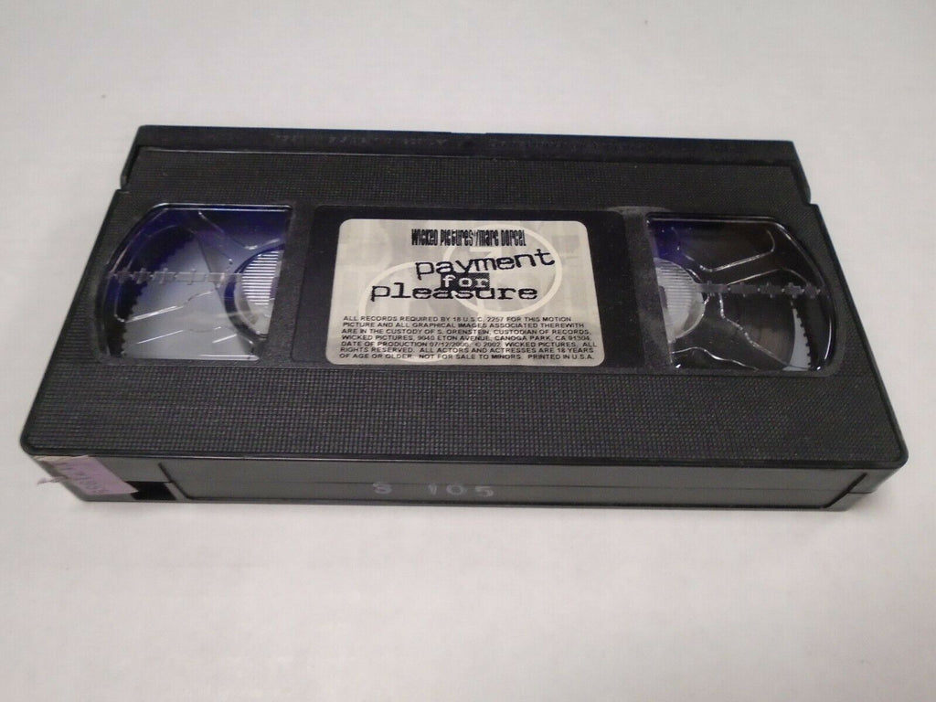 Payment for Pleasure Wicked Pictures Marc Dorcel Adult VHS 032119AMP