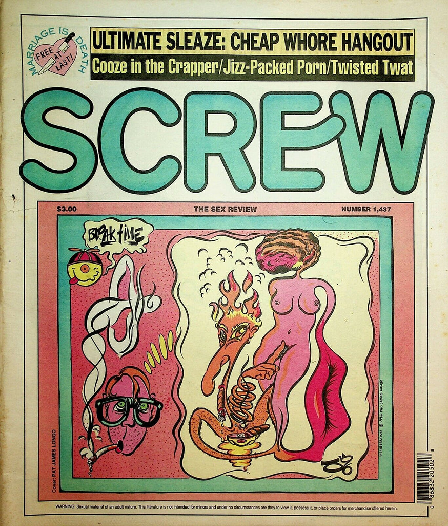 Screw Newspaper Cheap Whore Hangout #1437 September 16, 1996 022220lm-ep