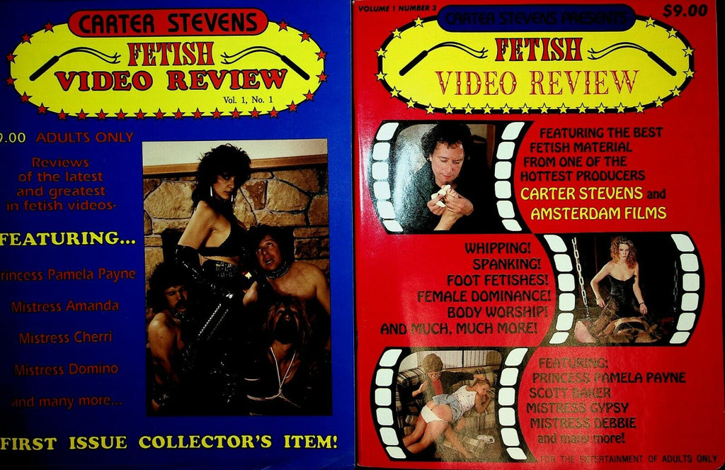 Lot Of 4 Carter Stevens Fetish Magazines Pamela Payne 1994-1997 030920lm-ep