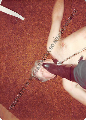 Adult 1970s Photo 3.5x5 Foot Fetish Man Stepped on High Heels Dominatrix 192HS