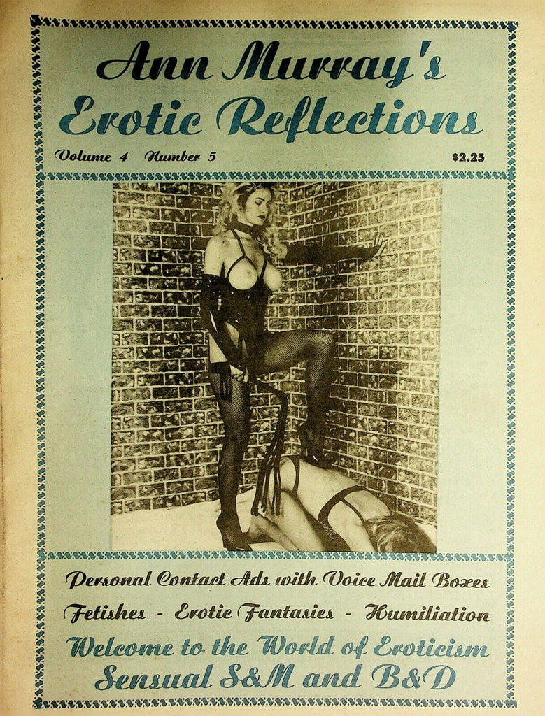 Ann Murray's Erotic Reflections Newspaper Eroticism vol.4 #5 1993 022020lm-ep