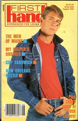 First Hand Gay Digest Cop Sandwich August 1989 122017lm-ep