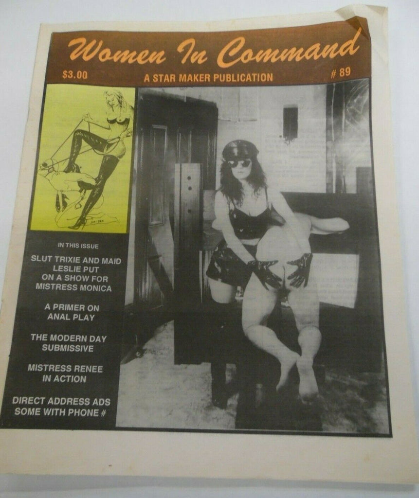 Women In Command Fetish Newspaper Mistress Renee #89 1995 122119lm-ep
