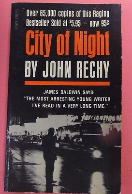 City Of Night Novel by John Rechy 1964 Grove Press 102213lm-epa