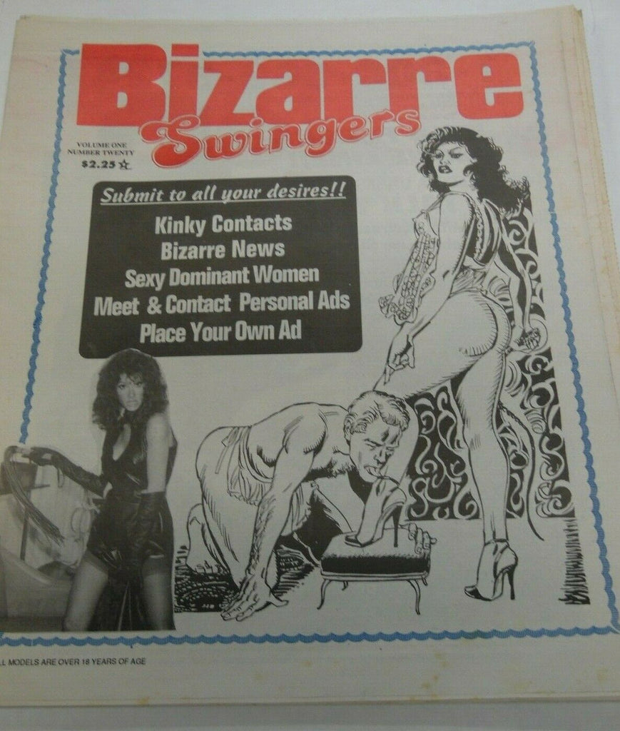 Bizarre Swingers Newspaper Sexy Dominant Women vol.1 #20 1990's 120719lm-ep