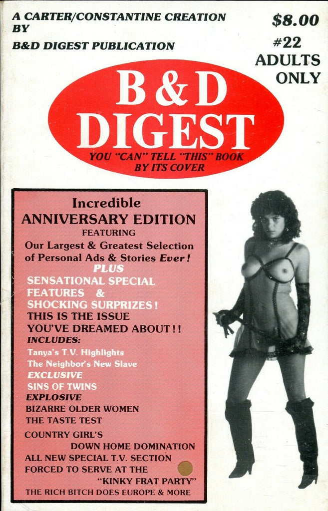 B & D Digest Bizarre & Kinky Anniversary Edition #22 071819lm-ep