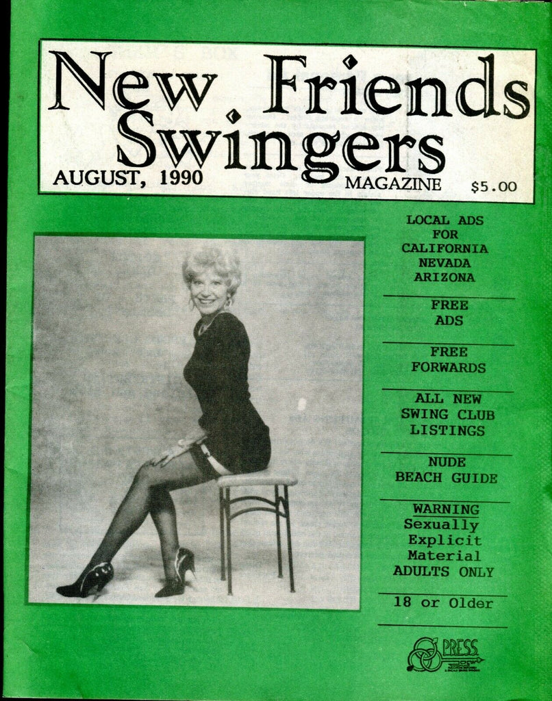 New Friends Swingers Magazine August 1990 050619lm-ep