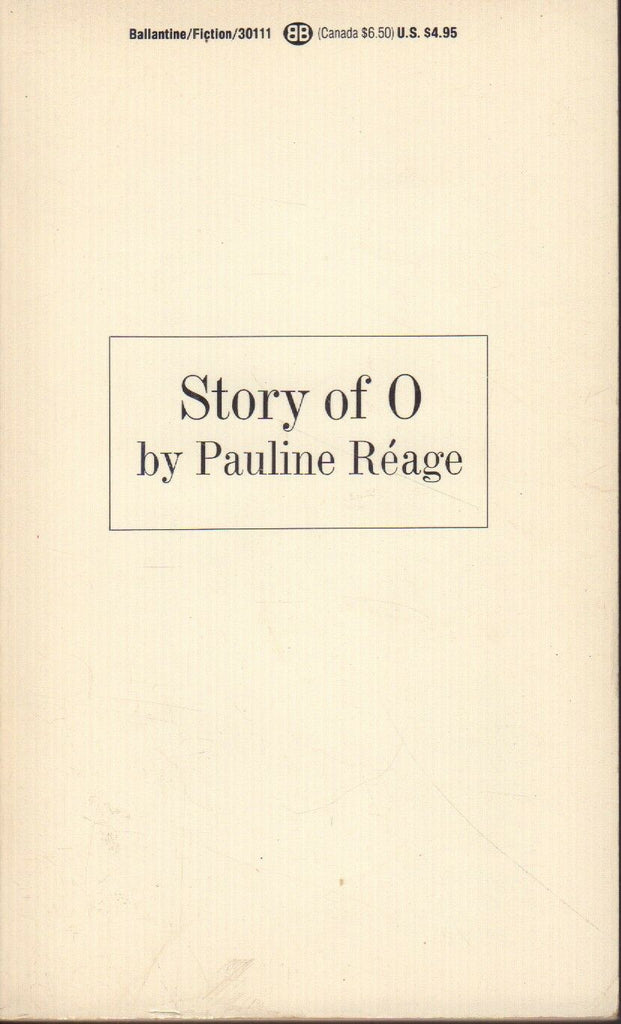 Story of O Pauline Reage Ballantine 1965 Grove Press Adult Book 041318DBEP
