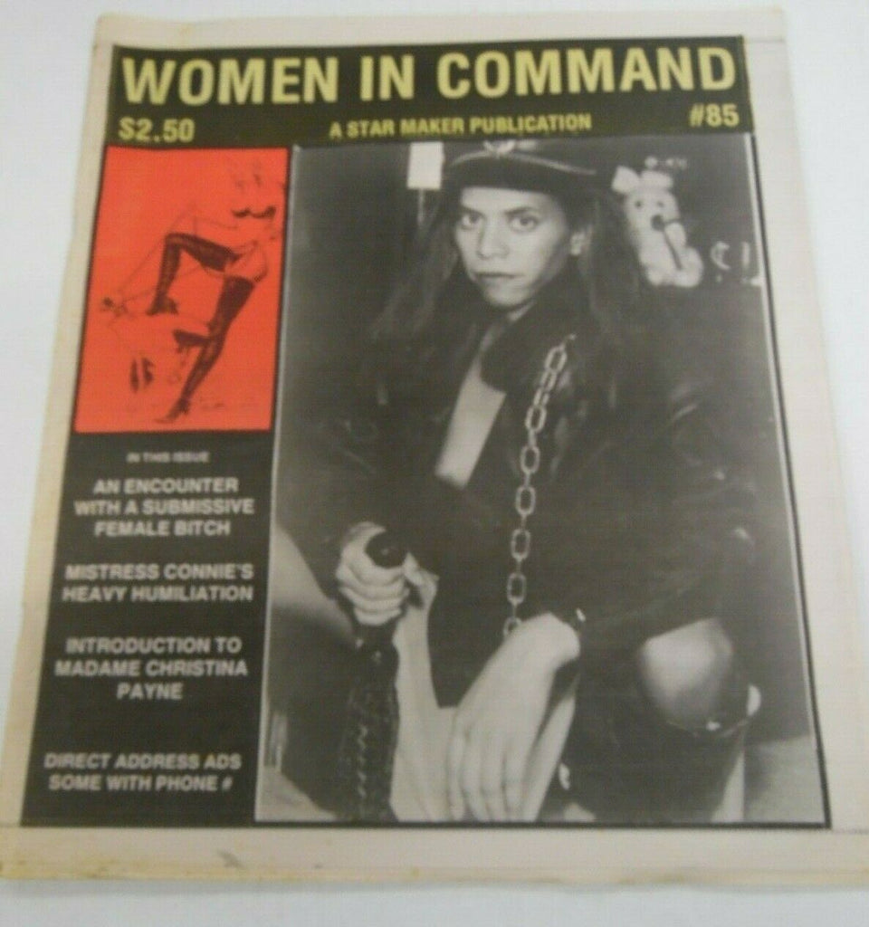 Women In Command Newspaper Submissive Female Bitch #85 1994 121619lm-ep