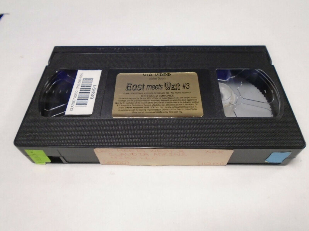 East Meets West 3 Claudia Adkins Miko Lee 2000 Adult VHS 020719AMP3