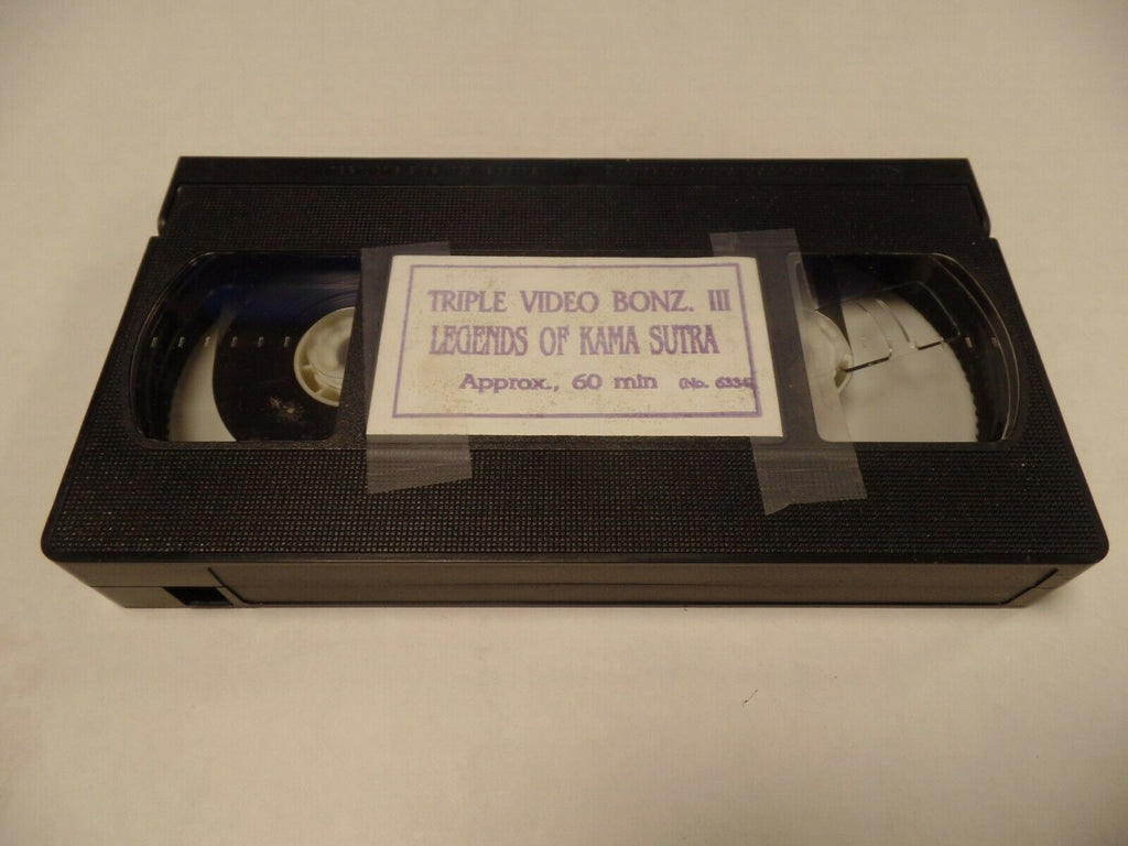 Triple Video Bonanza 3 Legends of Kama Sutra 60mins Adult VHS 052119AMP