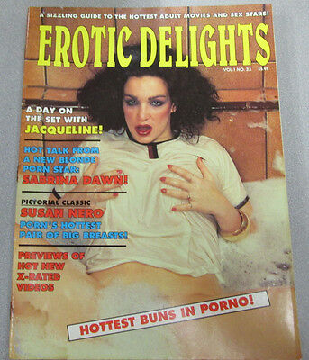 Erotic Delights Adult Magazine Susan Nero Vol.1 #23 vg 032015lm-ep