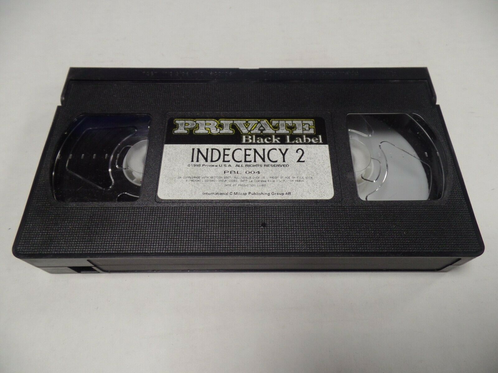 Indecency 2 Private Black Label 1998 Private Adult VHS 051519AMP –  Mr-Magazine