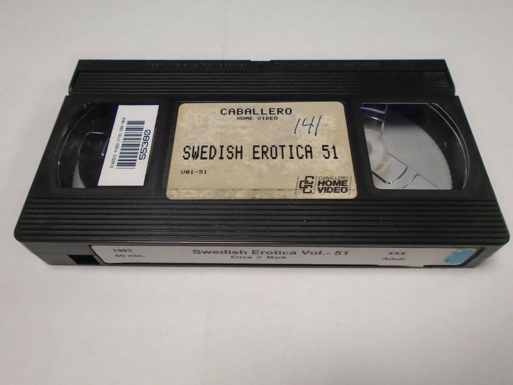 Swedish Erotica 51 Marc Wallice Rachel Ashley 1983 60m Adult VHS 022519AMP