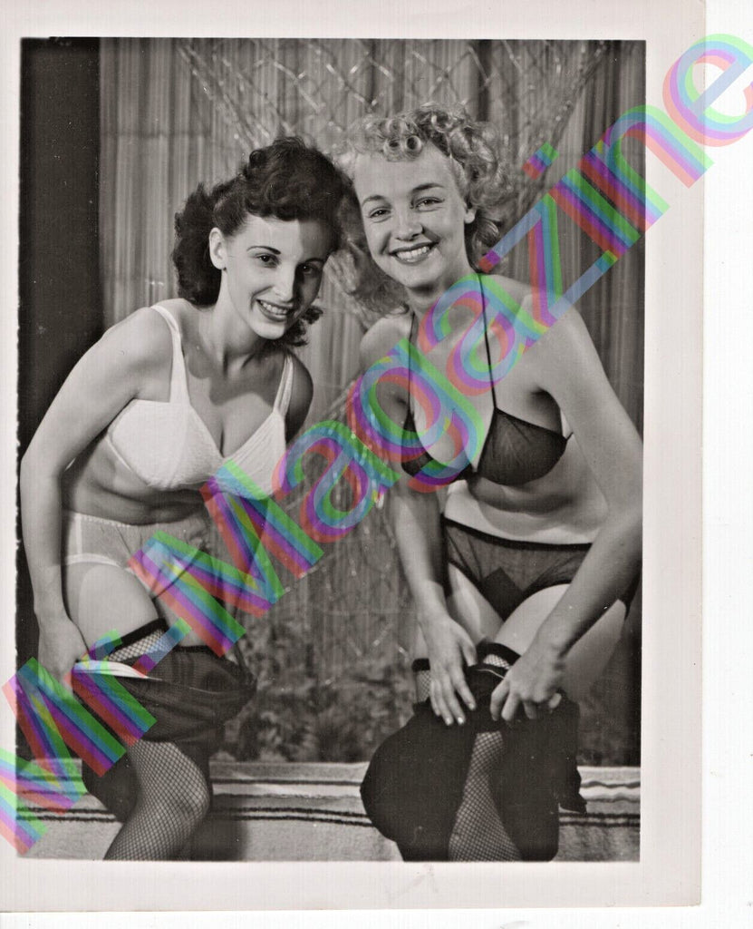 Vintage B&W Risque Pinup 4" x 5" Sexy Donna Mae Brown Cheesecake BL85