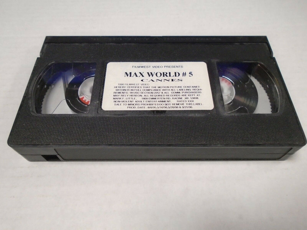 Max World #5 Cannes Filmwest Video 1996 Adult VHS 040519AMP2