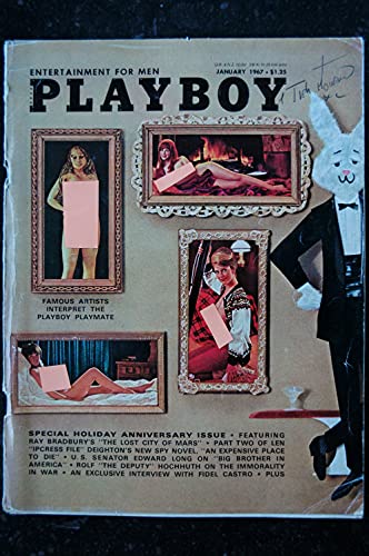 PLAYBOY US 1967 01 JANUARY SPECIAL HOLIDAY ANNIVERSARY ISSUE INTERVIEW FIDEL CASTRO IN CINEMA PLAYMATE LEIF ERICSON