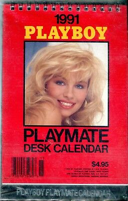 Playboy Playmate Desk Calendar 1991 new/sealed 070914lm-epa