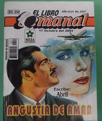 Semanal- Angustia De Amar Spanish Graphic Comic Novel #2527 2003 063017lm-ep
