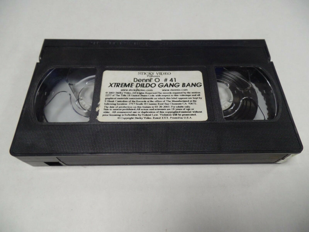 Denni O #41 Xtreme Dildo Gang Bang Sticky Video Adult VHS 053019AMP