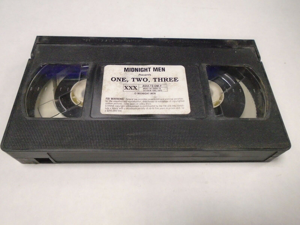 One, Two, Three Midnight Men Adult VHS 040219AMP2