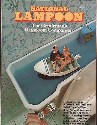 National Lampoon The Gentleman's Bathroom Companion 1975 EX 112315DBE