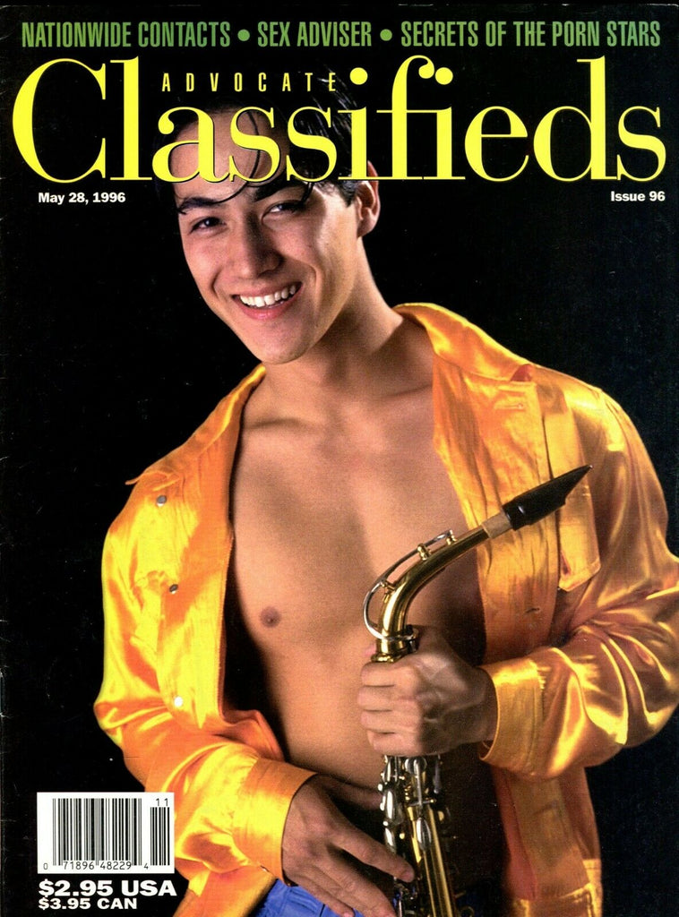 Advocate Classifieds Gay Magazine Cover Guy Jordan May 28,1996 051619lm-ep