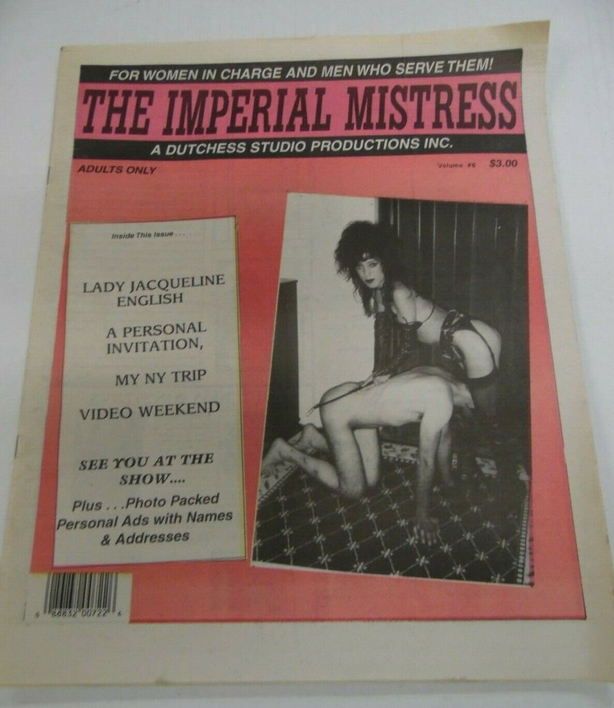 The Imperial Mistress Newspaper Lady Jacqueline English #6 1997 120819lm-ep