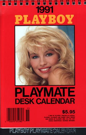 Playboy 1991 Playmate Desk Calendar