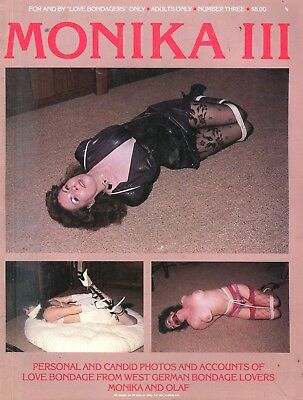 Monika III Bondage Magazine From West Germany #3 1988 042618lm-ep