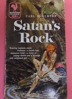 Satan's Rock Novel by Carl D. Burton 1954 Bantam Books 073113lm-epa