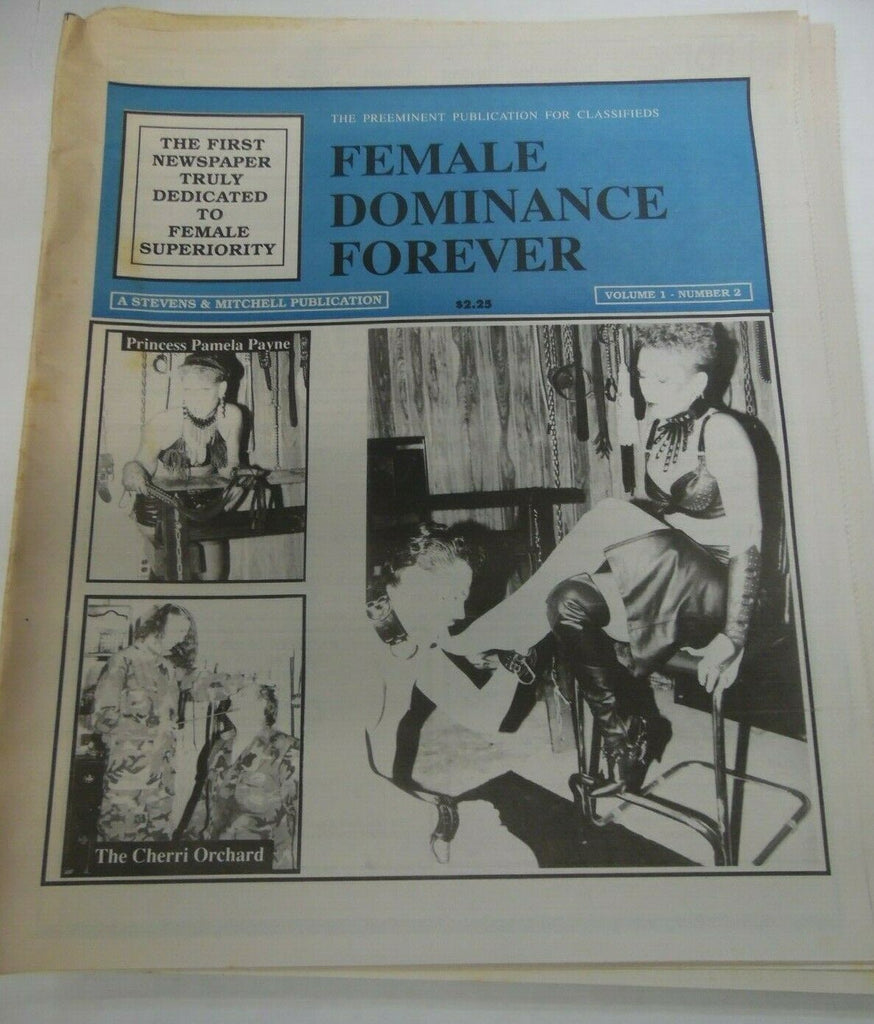 Female Dominance Forever Newspaper Pamela Payne vol.1 #2 1992 120719lm-ep