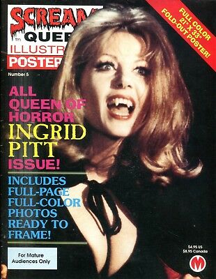 Scream Queens Illustrated Poster Magazine Ingrid Pitt #5 091818lm-ep - New