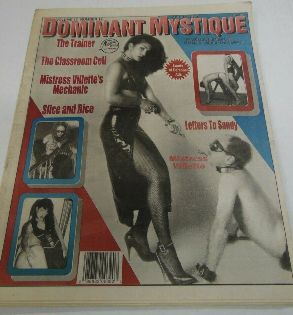 Dominant Mystique Newspaper Mistress Villette vol.17 #12 1995 120819lm-ep