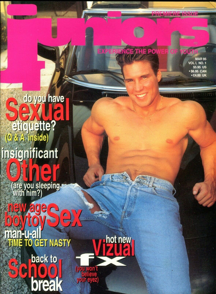 Juniors Gay Magazine Beau Harkins/ Vince Rockland March 1995 110719lm-ep