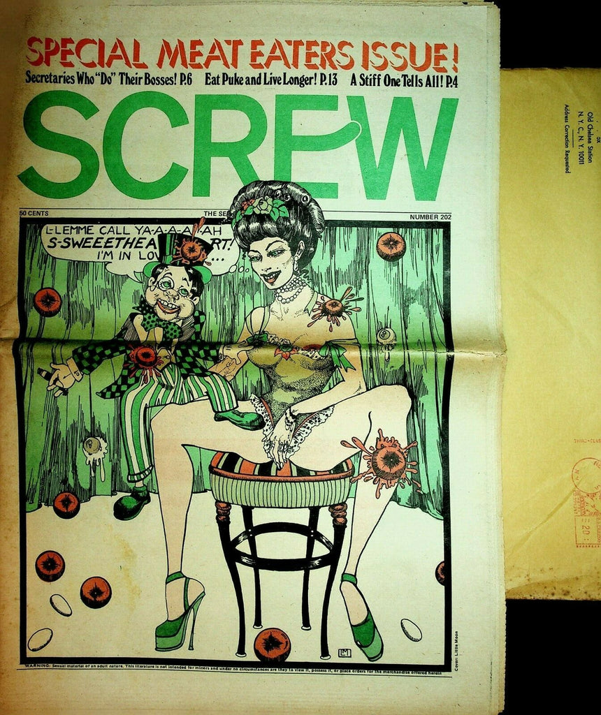 Screw Newspaper Special Meat Eaters Issue! #202 January 15, 1973 062420lm-ep